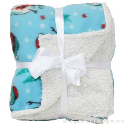 wholesale polar sherpa brush fleece blanket double bed
